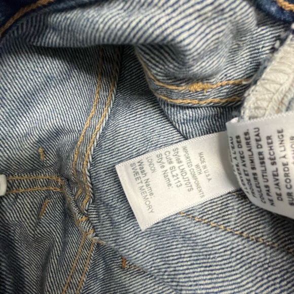 Slvrlake Sweet Memory London Jeans Medium Wash Straight Leg High Waist  27 - Picture 10 of 11